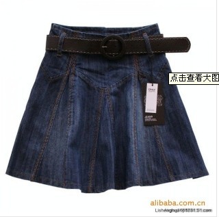 供应牛仔裙深圳牛仔裙Y019